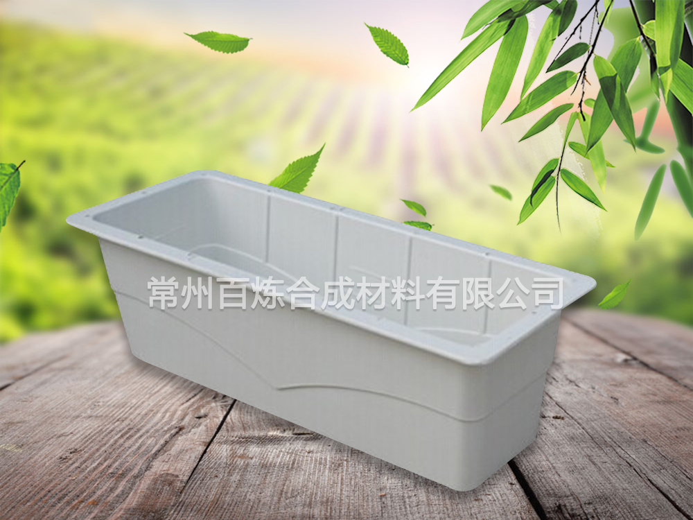 人行天橋花盆
